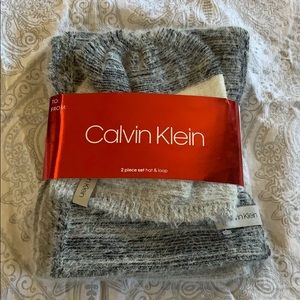 Calvin Klein Hat and Scarf Set